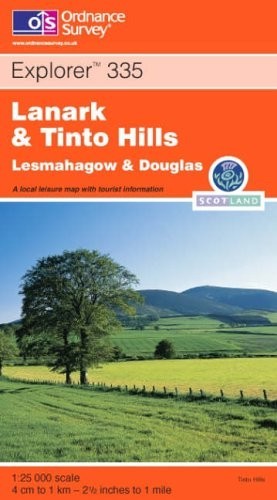 Lanark and Tinto Hills: Lesmahagow and D… by Ordnance Survey Sheet map, folded