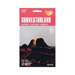 Iceland Touring Map 2 – Southwest – driving, tourist information, multi-language