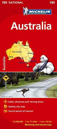 Australia – Michelin National Map 785: Map (Mic… by Michelin Sheet map, folded