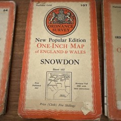 8 Very Rare Vintage Ordnance Survey Contoured Road Map #Maps Knowledge-4