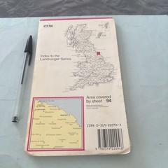 Ordnance Survey Landranger 94 Whitby & surrounding area. 1:50 000