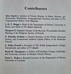 Protestant Nonconformists & the West Midlands of England / Bible Int / Alan Sell