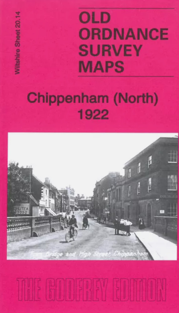 MAP OF Chippenham (North) 1922 Wiltshire Sheet 20.14 NEW