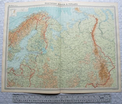 1922 The Times Plate 45 Northern Russia & Finland