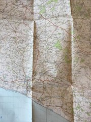 1960 Ordnance Survey One Inch Seventh Series Map 177 Taunton And Lyme Regis