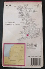 Ordnance Survey Set Of Seven Maps