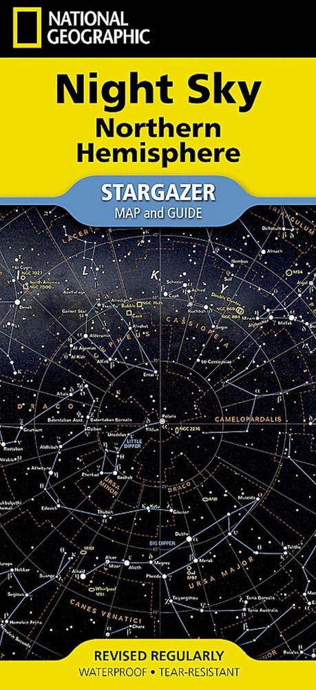 Night Sky – Northern Hemisphere Map: Stargazer folded by Nat Geo Maps Folded Boo