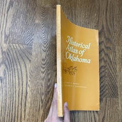 Historical Atlas of Oklahoma Morris 1971 4th Print Geography Native Americans