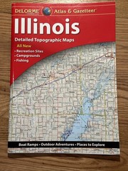 DeLorme Illinois Atlas & Gazetteer Topographic Maps Back Roads 2022 7th Edition