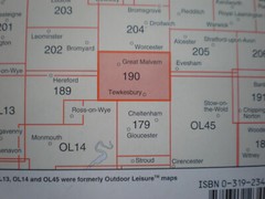 COTSWOLDS GLOUCESTER MALVERN HILLS WYE VALL EXPLORER LOT ORDNANCE SURVEY MAPS OS