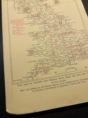Vintage Ordnance Survey Map 7th series One Inch Cloth Mounted Pwllheli 1964