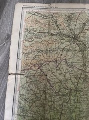 1930s Bartholomew’s revised half-inch Map of NEW FOREST isle Of Wight