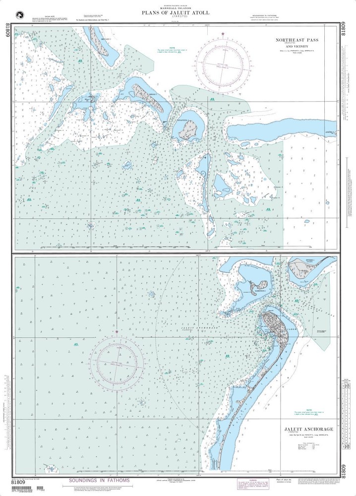 Northeast Pass | NGA Chart 81809
