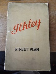 STREET PLAN OF ILKLEY VINTAGE PAPERBACK