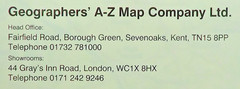 Berkshire Street Atlas 1998 A-Z Map Company Spiral Bound Book