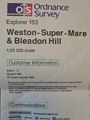 Ordnance Survey Explorer 1:25,000: Sheet 153 Weston-super-Mare – 1998