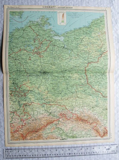 1922 The Times Plate 41 Germany – Eastern Section