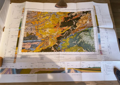 Geological survey map Frome Ordinance Survey Solid & Drift Sheet 281 1965