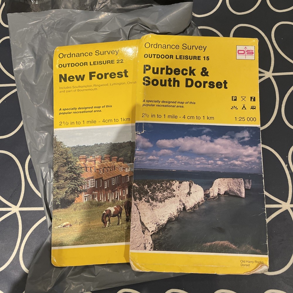 ordnance survey maps. Outdoor Leisure. New Forest 22, Dorset 15