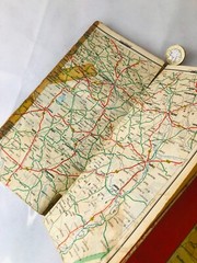 German Map Shell Tourist Collectable Vintage ra