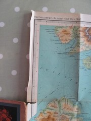 VINTAGE BARTHOLOMEW’S MAP ARISAIG & LOCHABER REVISED HALF-INCH CONTOURED 1947
