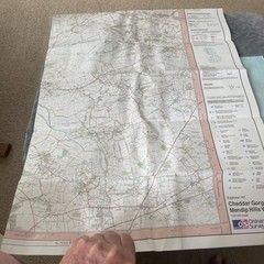 Ordnance Survey Explorer 141 Cheddar Gorge & Mendip Hills West) 1:25000