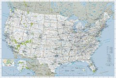 United States Map (National Geographic Guide Map)