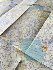 Map Paris Vintage 1981 Michelin Immaculate Like New English French German Spanis