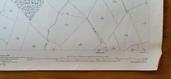 VINTAGE 1904 ORDNANCE SURVEY ROLLED MAP DENHAM 104CM X 74CM