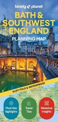Lonely Planet Lonely Planet Bath & Southwest England Planning Map (Map) Map