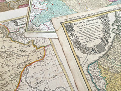 AUTHENTIC LARGE COLOR MAP FROM 18TH CENTURY – Museum Grade Quality
