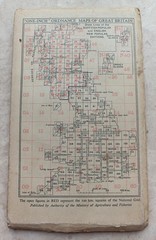 CLOTH Ordnance Survey One-Inch Map 177 TAUNTON & LYME REGIS Popular 6th Ed 1945