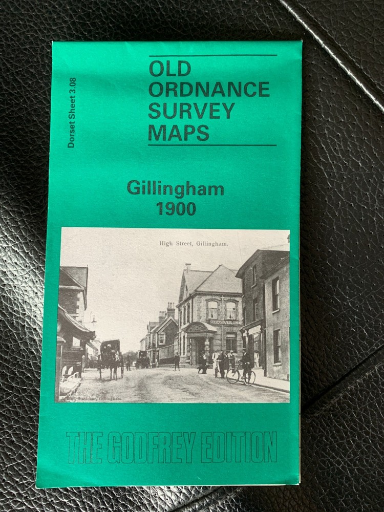 Old Ordnance Survey Map Gillingham 1900 the Godfrey Edition Dorset sheet 3.08
