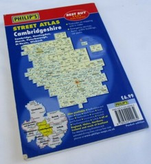 Philip’s Street Atlas Cambridgeshire Pocket Edition Paperback