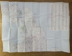 1990 AA / National Trust Map of England & Wales