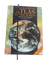 Geographical Atlas of the World- Forward By Wm. Mead (1997, Hardcover) Good