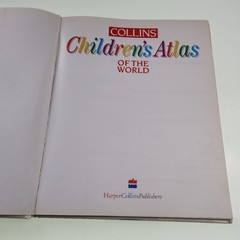 Collins Childrens Atlas of the World 1995 Hardback Book
