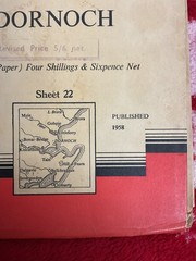 Antique OS Ordnance Survey Vintage Edition Map Of , Dornoch