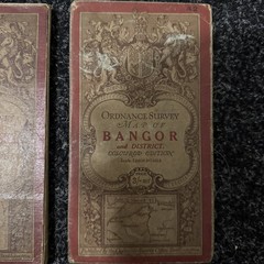 Vintage Rare Old OS Ordance Survey Map Bundle Joblot Tourist 1908-1942