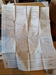 Ordnance Survey Map Of Great Britian – WENSLEYDALE- 1966 – 1/63360