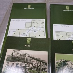 Southern Upland Way 2 x Maps & Official Guides. by Ken Andrew. 1984