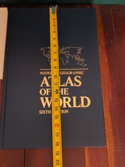 National Graphic Atlas Of The World 6th Edition HB Book 18 1/2 X 12 1/4 X 1 1/4″