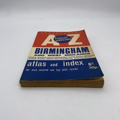 Vintage Birmingham Atlas paperback Book