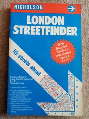 Nicholson London Streetfinder 1984 Paperback Vintage