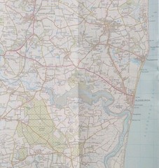 Ordnance Survey Landranger Map 156: Saxmundham, Aldeburgh & surrounding area.