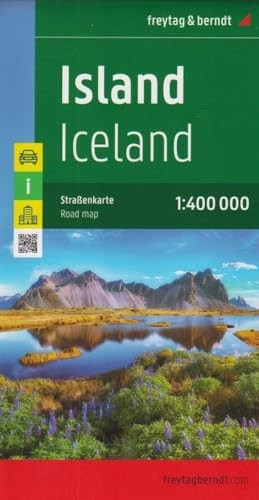 Iceland Road Map (Country Road & Touring): Wegenkaart 1:400… Sheet map, folded