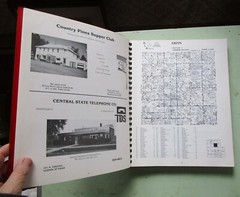 1988 Wood County Wisconsin atlas w/directory, photos, history