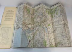 One Inch Ordnance Survey Map Sheet 116 Dolgellau 1962 Cloth – Vintage Foldout