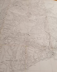 Geographia Bournemouth & Poole Street Plan folded map circa 1950s/60s
