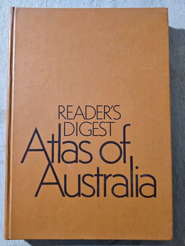 Atlas Of Australia by Reader’s Digest – Very Large Hardcover Maps Book